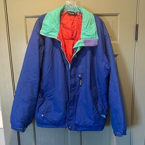 Vintage Patagonia Blue and Red Windbreaker Jacket